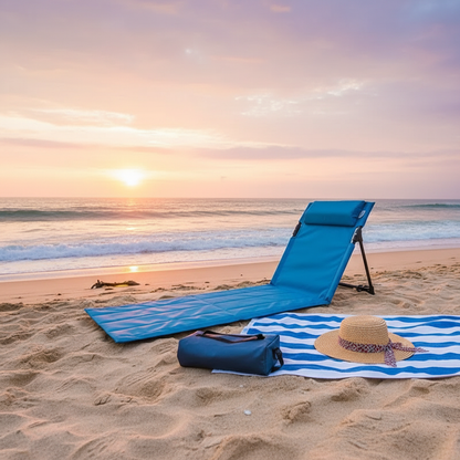 Chaise de Plage Pliante Portable
